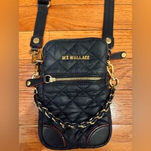 MZ Wallace Micro Crosby Bag with Gold Details